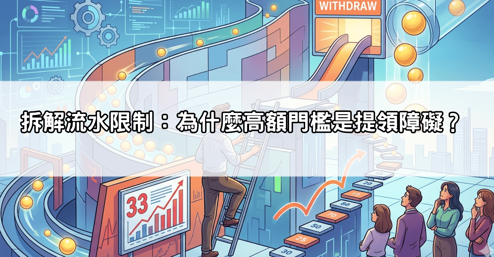 拆解流水限制：為什麼高額門檻是提領障礙？